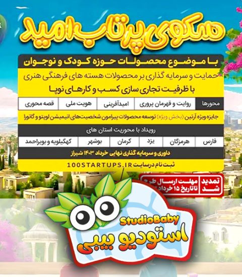 اعطای نمایندگی فروش کارتون و انیمیشن با بازی خود کودکان ( برای اولین بار در دنیا )